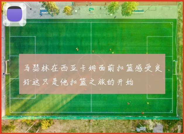 马瑟林在西亚卡姆面前扣篮感受良好这只是他扣篮之旅的开始